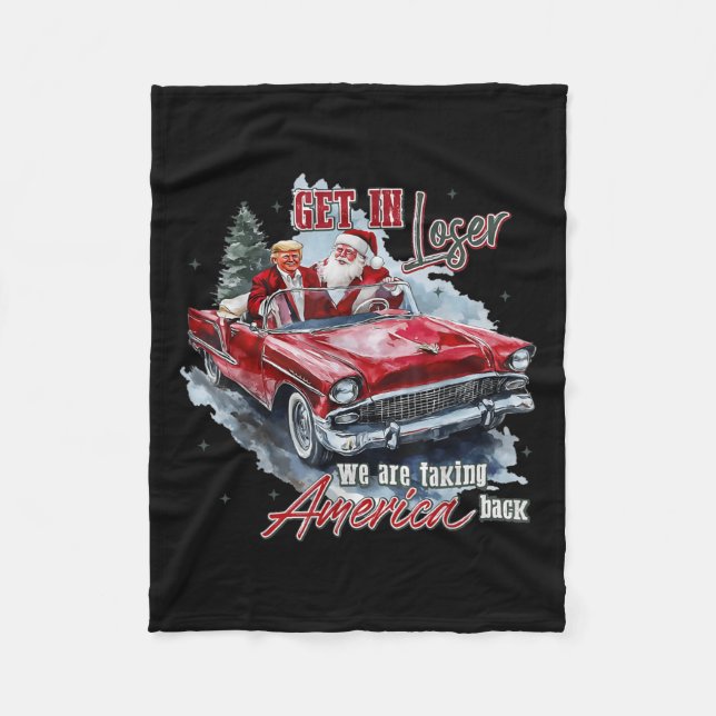 Couverture Polaire Perdre Nous Reprenons L'Amérique Trump Sant (Devant)