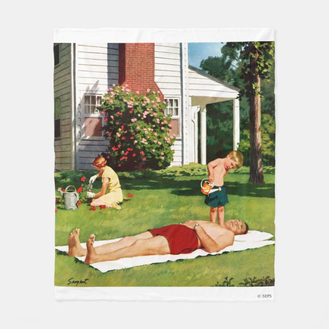 Couverture Polaire Père de l'eau (Devant)