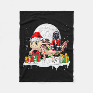 Couverture Polaire Père Noël Cane Corso équitation Axolotl Noël Propr