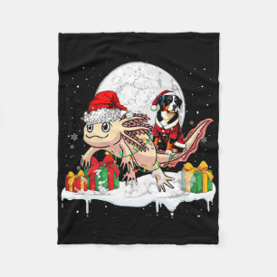 Couverture Polaire Père Noël Entlebucher Mountain Riding Axolotl Chri