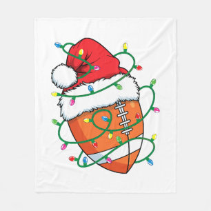 Couverture Polaire Père Noël Football Sports Ball Hommes garçons Noël
