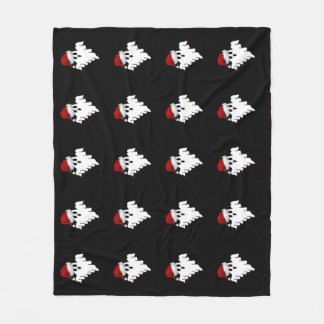 Couverture Polaire Père Noël Ghost