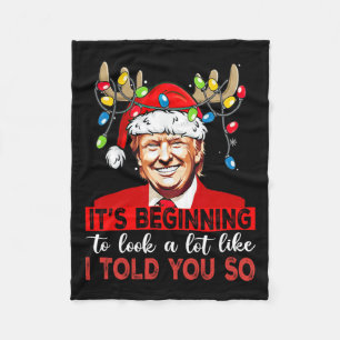 Couverture Polaire Père Noël Trump Commence À Ressembler Beaucoup À C