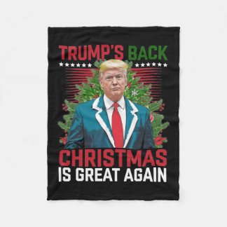 Couverture Polaire Père Noël Trump Danse Rendre Noël super moche