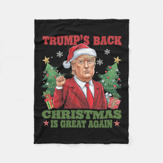 Couverture Polaire Père Noël Trump Danse Rendre Noël super moche