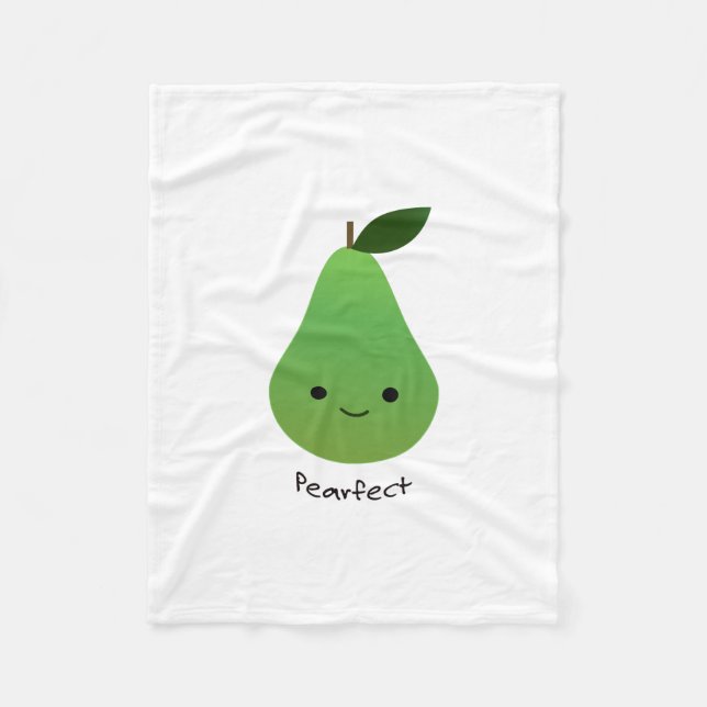 Couverture Polaire Perfect Cute Kawaii Pear (Devant)