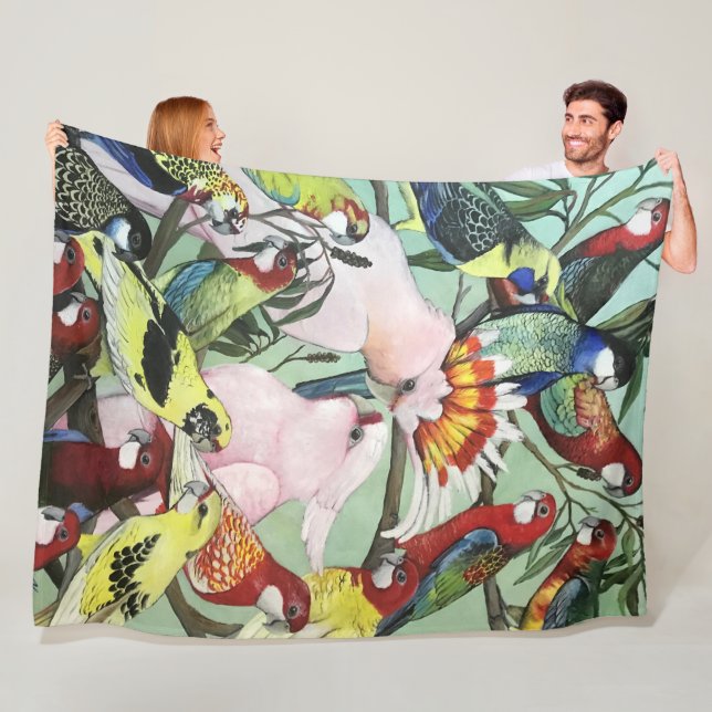 Couverture Polaire Perroquet autochtone australien (En situation)