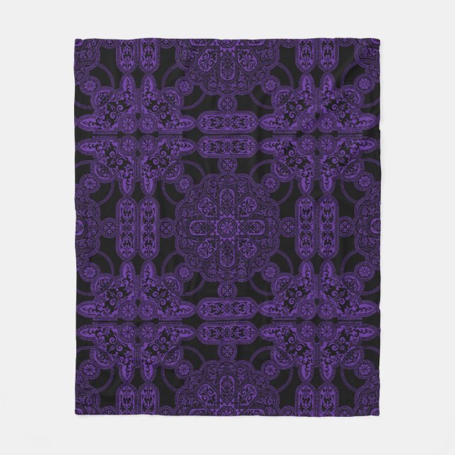 Couverture Polaire Persan Violet  (Devant)