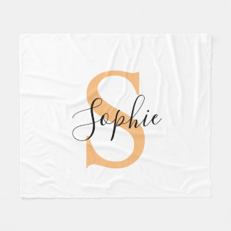 Couverture Polaire Personalised Your Name, Custom Name, Birthday Gift