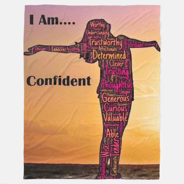 Couverture Polaire Personalized Empowering Women's Blanket (Devant)