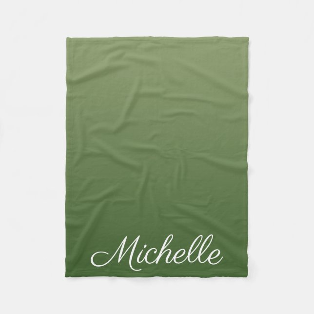 Couverture Polaire Personalized green (Devant)