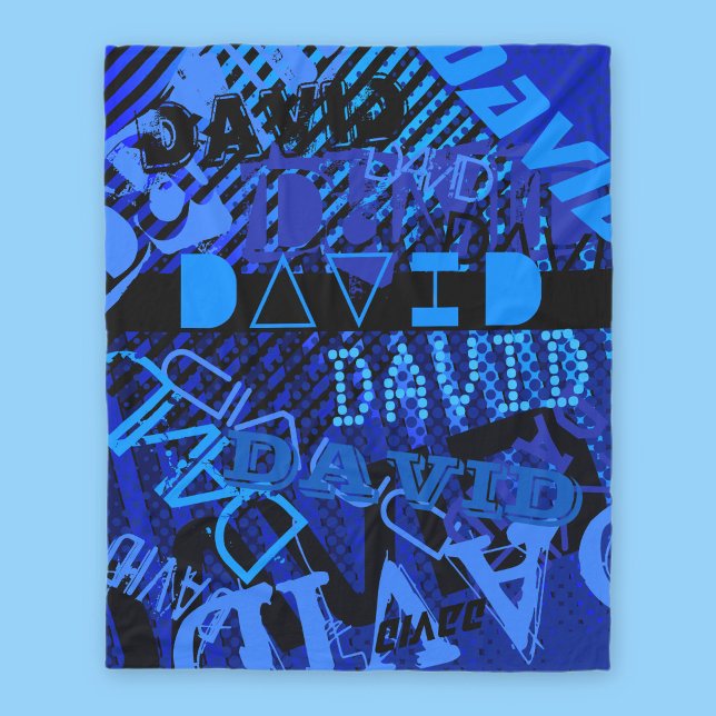 Couverture Polaire Personnalisable avec n'importe quel nom ou mot | B (Créateur téléchargé)