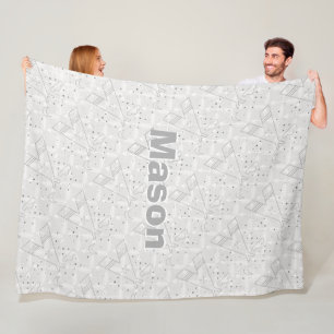 Couverture Polaire Personnalisé Boys Room Moderne Teepee Arrow Motif