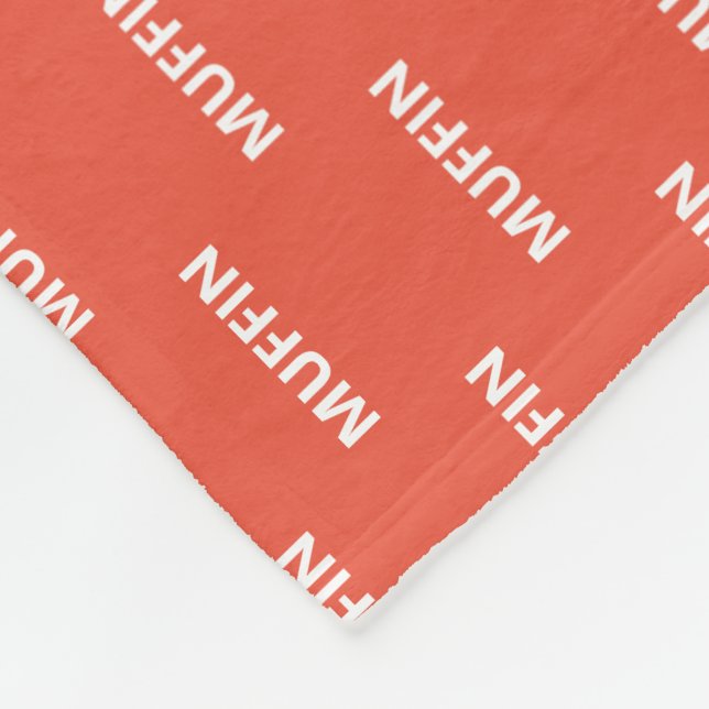 Couverture Polaire Personnalisé N'Importe Quelle Couleur Nom De Chat (Coin)