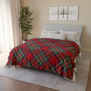 Couverture Polaire Personnalisé Plaid Rustic Classic Stewart Tartan