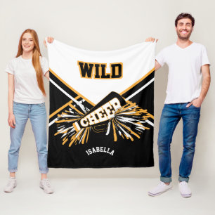 Couverture Polaire Personnalisé - Pour un Pom-pom girl 📣 - Blanc,