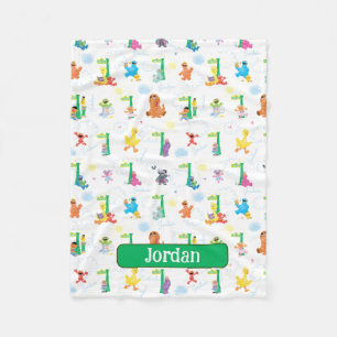 Couverture Polaire Personnalisé Sunny Day Sesame Street Motif