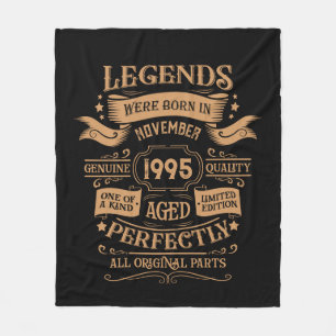 Couverture Polaire Personnalisé Trente vintage 30e anniversaire