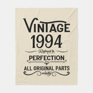 Couverture Polaire Personnalisé Trente vintage 30e anniversaire
