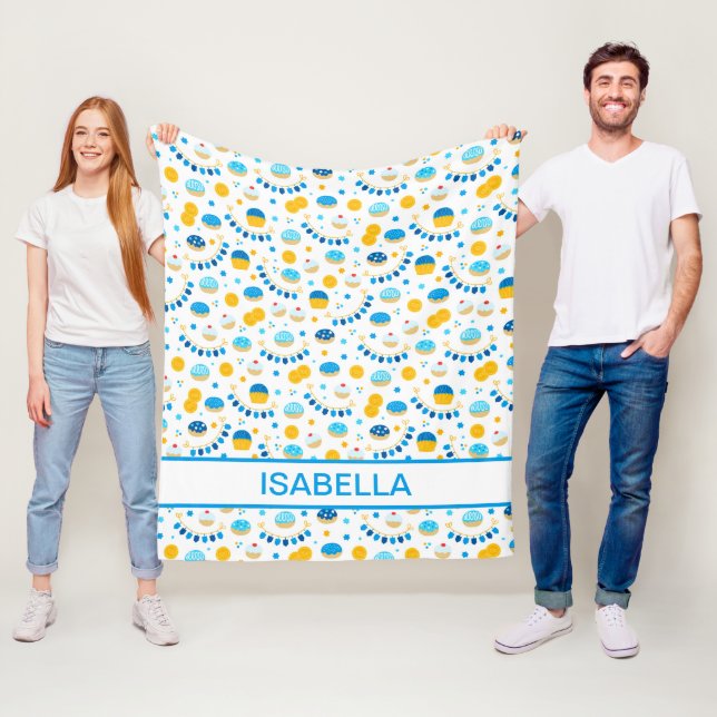 Couverture polaire personnalisée pour Hanukkah mod (En situation)
