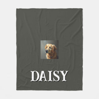 Couverture Polaire Personnaliser Golden Retriever