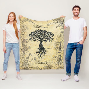 Couverture Polaire Personnaliser l'arbre généalogique