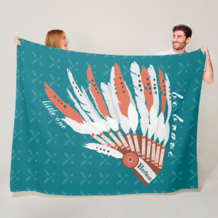 Couverture Polaire Personnaliser le Motif de la flèche de la tête de