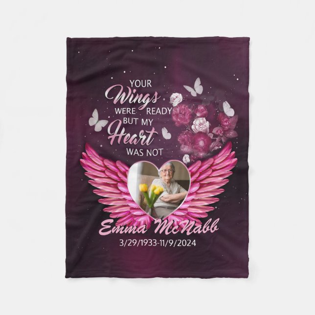 Couverture Polaire Personnaliser Vos Ailes Étaient Prêtes Mais Mon Co (Devant)