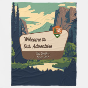 Couverture Polaire Personnalisez l'aventure de camping en famille dan