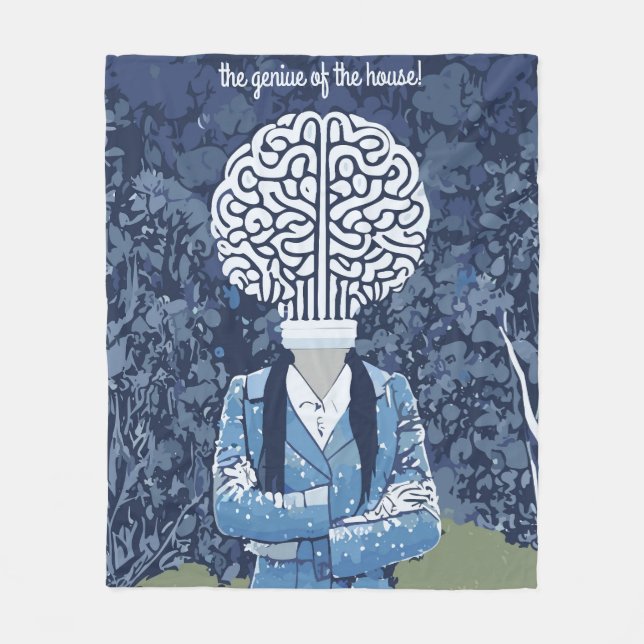 Couverture Polaire Personne de cerveau (Devant)
