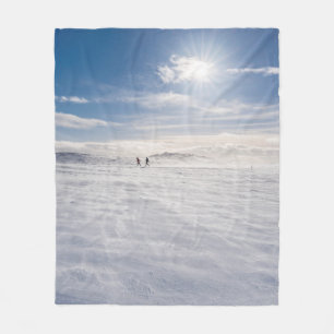 Couverture Polaire Personnes marchant sur la neige, Islande
