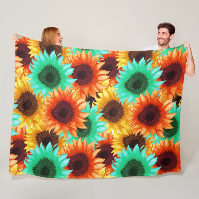 Couverture Polaire Pétale Power 60x80 (En situation)