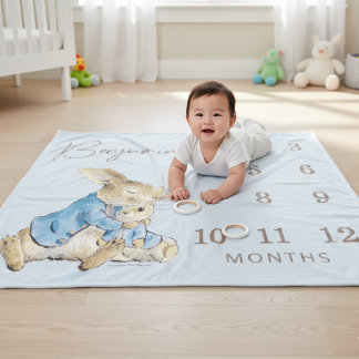 Couverture Polaire Peter Rabbit | Baby Boy 12 mois Jalon