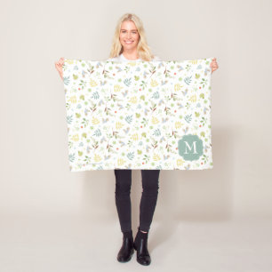 Couverture Polaire Peter Rabbit   Motif d'aquarelle bois