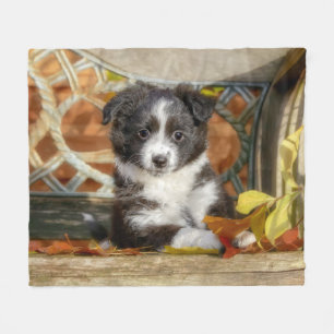 Couverture Polaire Petit Chien Chien Chien Mignonne Mini Aussie Chien