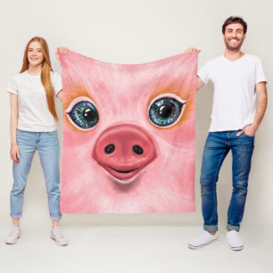 Couverture Polaire Petit Chien de bébé - Sourire