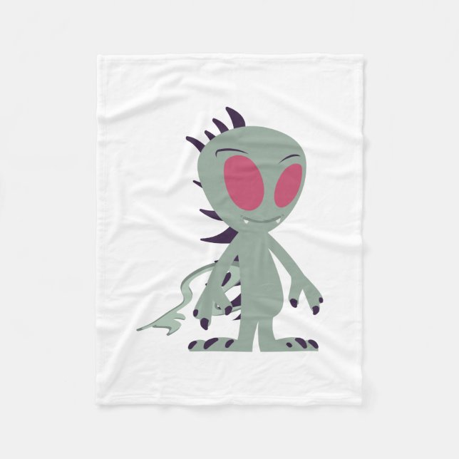 Couverture Polaire Petit Chupacabra mignon (Devant)