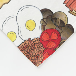 Couverture Polaire Petit déjeuner anglais complet Royaume-Uni Cuisine