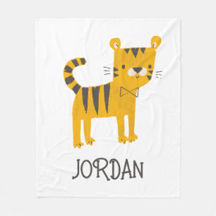 Couverture Polaire Petit homme Cravate Tiger Bow
