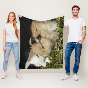 Couverture Polaire Petit lapin moelleux