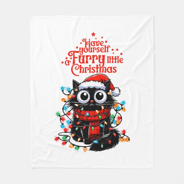 Couverture Polaire Petit Noël Furry (Devant)