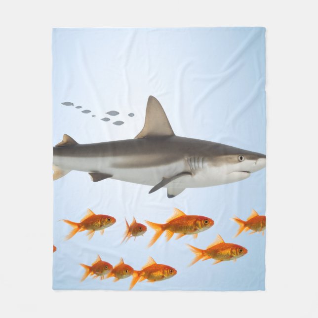 Couverture Polaire Petit Poisson Grande Ombre (Devant)