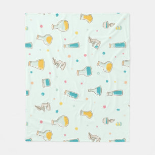 Couverture Polaire Petit Scientifique au Travail” Enfants Mignons Sci