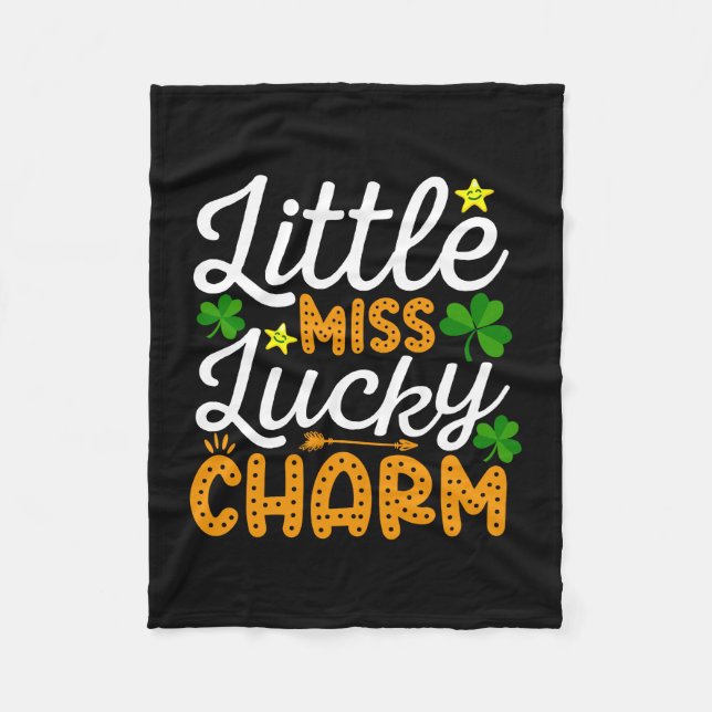 Couverture Polaire Petite Miss Lucky Charme (Devant)