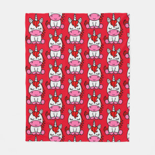 Couverture Polaire Petites filles Unicorn Pony