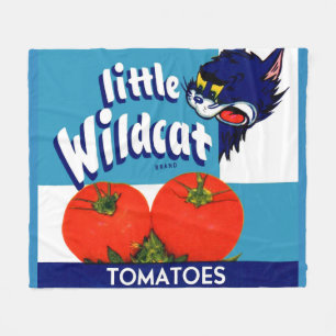 Couverture Polaire Petites tomates Wildcat créer l'impression étiquet