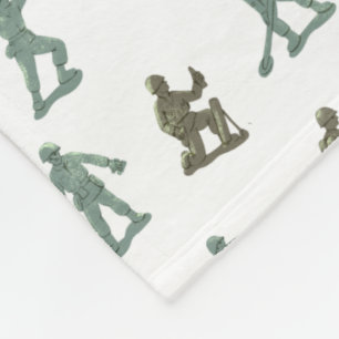 Couverture Polaire Petits enfants rétro-soldats de l'Armée de terre e