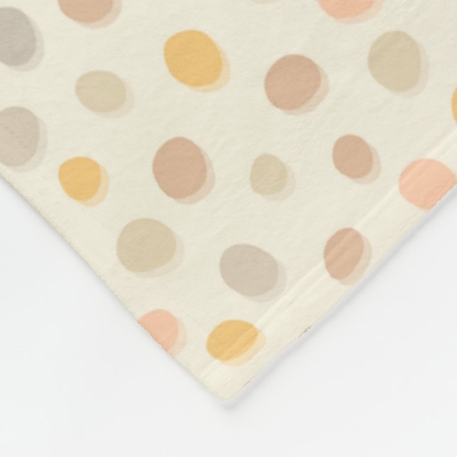 Couverture Polaire Petits galets de Pâques - motif. (Coin)