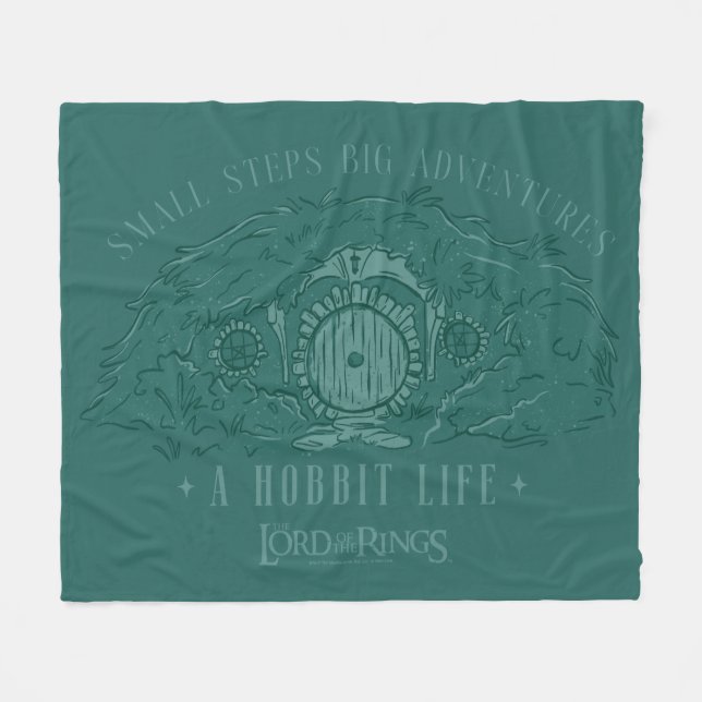 Couverture Polaire Petits pas, grandes aventures - Une vie de Hobbit (Devant (Horizontal))