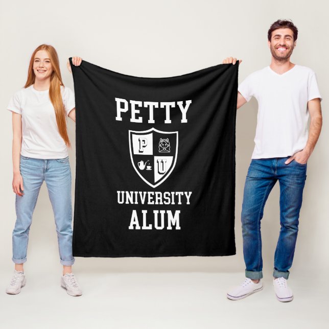 Couverture Polaire Petty University Alum grad alma mater sarcastique (En situation)